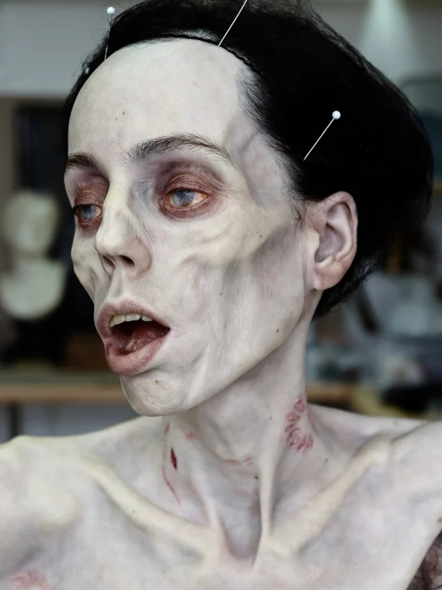 ❗️Silicone Body❗️•„The last Voyage of the Demeter“@demetermovie•The body is found dead in one of Draculas crates on board where she served as a kind of lunch box for him to feast from during the journey. She looks emaciated, wounded and scarred from many bites… Unfortunately our creation did not make it into the Final Cut of the movie. •Make up effects design by @twilightcreations Concept art by @damalto Head sculpt by @jetblackbug Body Resculpted, moulded and ran in silicone by @teptec_daniel.ritt @komplemagnus Eyes by @julietteruetz Painted by @raquel_mfx Hair works by @transferbrows @julianhutcheson On set maintenance and dressing by Jörn•Thanks to our gorgeous crew at TC , this was one of my personal favorites through all the years!• #thelastvoyageofthedemeter #prosthetics #silicone #deadbody #siliconebody #realisticart  #painting🎨 #vampiremovies #mouldmaking #sculpting #hyperrealism #emaciated #madeinberlin #bloodsuckers #twilightcreations #scarred #setlife🎬 #scarfaces #specialmakeupeffects #specialeffectmakeup #fxmakeupartist #sfxwounds #sfxgore #sfxmakeupart #sfxmakeuptutorial #makeupeffect #specialmakeupfx #specialmakeup